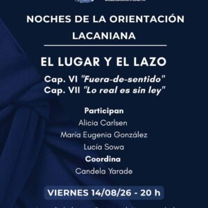 5ta Noche de la orientación lacaniana 2026